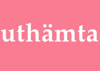 Synonym uthämta