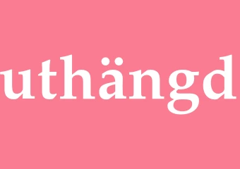 Synonym uthängd