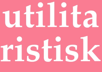 Synonym utilitaristisk