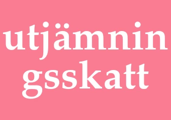 Synonym utjämningsskatt