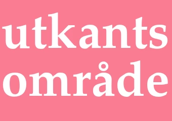 Synonym utkantsområde