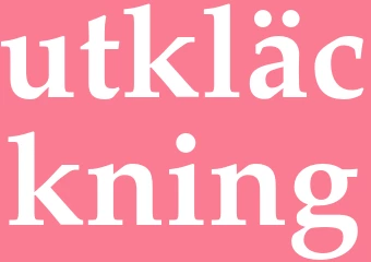 Synonym utkläckning