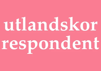 Synonym utlandskorrespondent