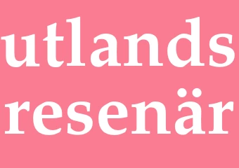 Synonym utlandsresenär