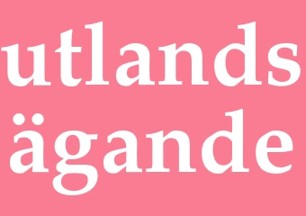 Synonym utlandsägande