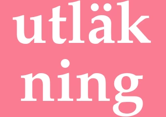 Synonym utläkning