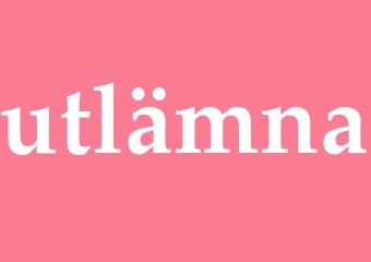 Synonym utlämna