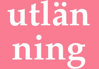 Synonym utlänning