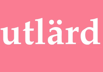 Synonym utlärd