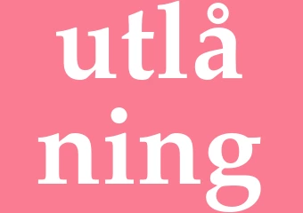 Synonym utlåning
