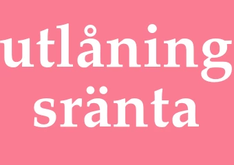 Synonym utlåningsränta