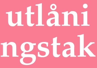 Synonym utlåningstak