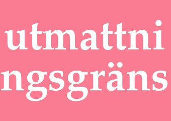 Synonym utmattningsgräns