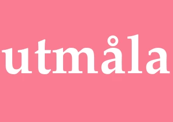Synonym utmåla