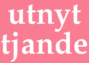 Synonym utnyttjande