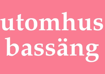 Synonym utomhusbassäng