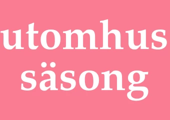 Synonym utomhussäsong