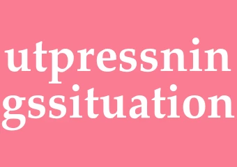 Synonym utpressningssituation