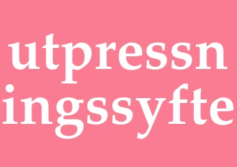 Synonym utpressningssyfte