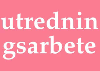 Synonym utredningsarbete
