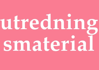 Synonym utredningsmaterial