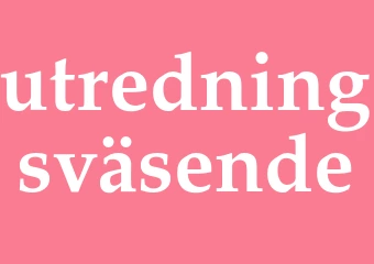 Synonym utredningsväsende