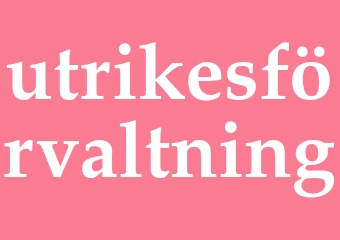 Synonym utrikesförvaltning