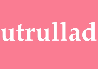 Synonym utrullad