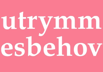 Synonym utrymmesbehov