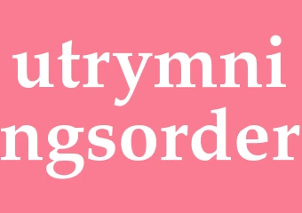 Synonym utrymningsorder