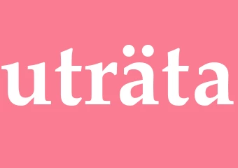 Synonym uträta