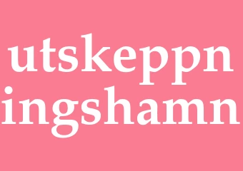 Synonym utskeppningshamn