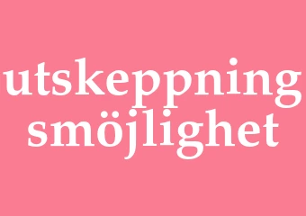 Synonym utskeppningsmöjlighet