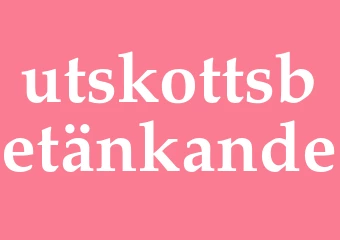 Synonym utskottsbetänkande