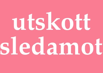 Synonym utskottsledamot