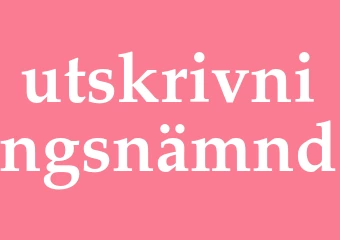 Synonym utskrivningsnämnd