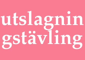 Synonym utslagningstävling