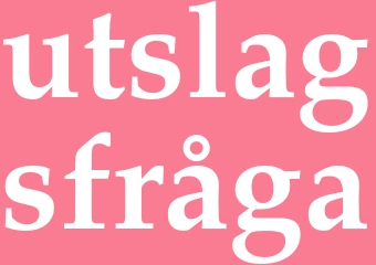 Synonym utslagsfråga