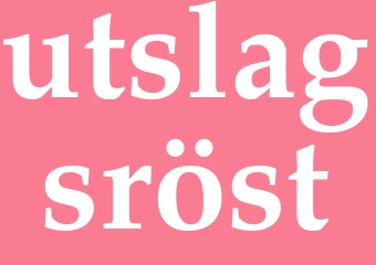 Synonym utslagsröst
