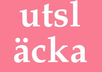 Synonym utsläcka