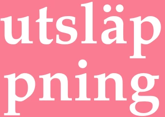 Synonym utsläppning
