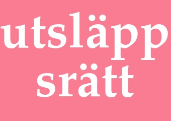 Synonym utsläppsrätt