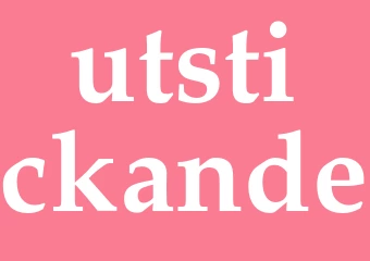 Synonym utstickande