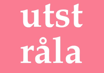 Synonym utstråla