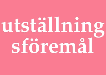 Synonym utställningsföremål