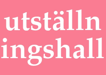 Synonym utställningshall