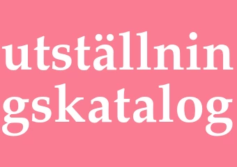 Synonym utställningskatalog