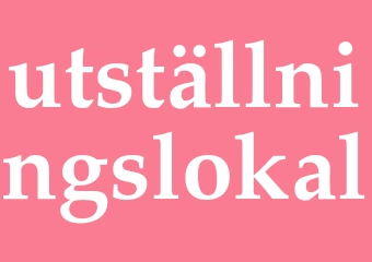 Synonym utställningslokal
