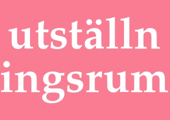 Synonym utställningsrum