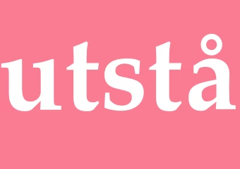 Synonym utstå